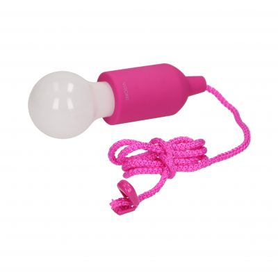Bateryjna lampka nocna na sznurku 1W LED, 3 x AAA, różowa LA-5/P ORNO (LA-5/P)