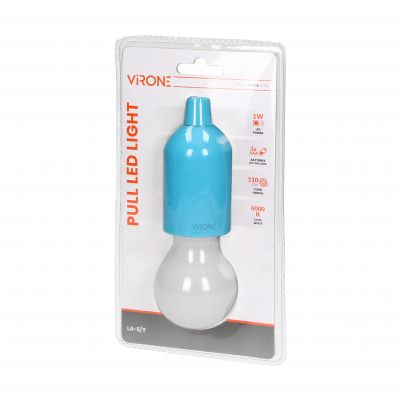 Bateryjna lampka nocna na sznurku 1W LED, 3 x AAA, turkusowa LA-5/T ORNO (LA-5/T)