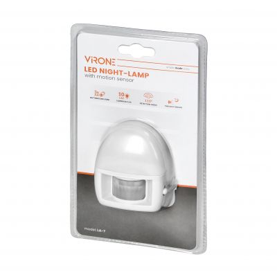 Bateryjna lampka nocna 3xLED z czujnikiem ruchu, 3xAA LA-7 ORNO (LA-7)
