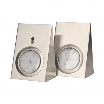 Zestaw opraw meblowych LED z bezdotykowym wyłącznikiem, INOX OR-AE-13118 ORNO (OR-AE-13118)
