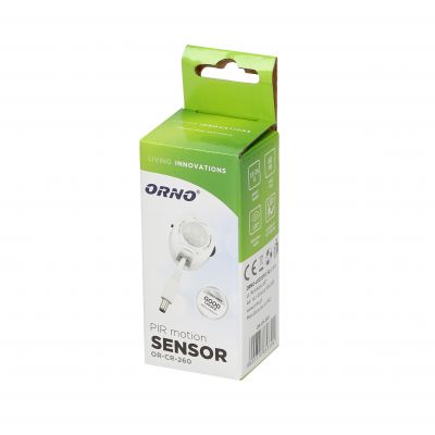 Czujnik ruchu do paska LED 120st., 12V, max LED 60W, funkcja przyciemniania OR-CR-260 ORNO (OR-CR-260)