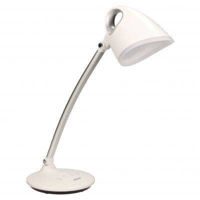 Lampka biurkowa KALCYT LED 6W, 200lm, 4000K, wyłącznik czasowy, biała OR-LB-1527 ORNO (OR-LB-1527)