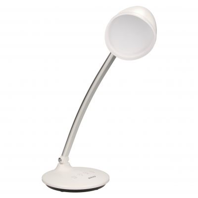 Lampka biurkowa KALCYT LED 6W, 200lm, 4000K, wyłącznik czasowy, biała OR-LB-1527 ORNO (OR-LB-1527)