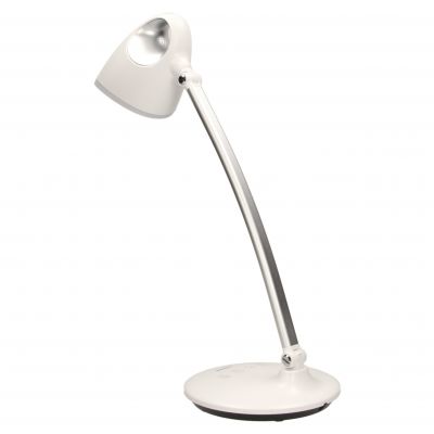 Lampka biurkowa KALCYT LED 6W, 200lm, 4000K, wyłącznik czasowy, biała OR-LB-1527 ORNO (OR-LB-1527)