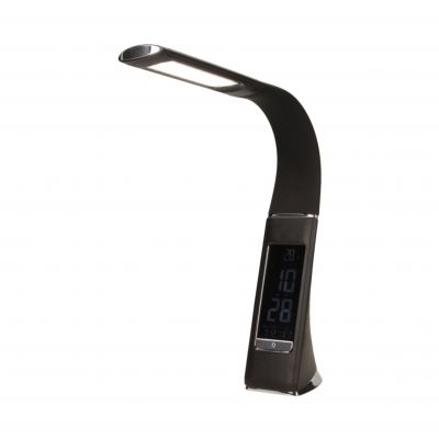 Lampka biurkowa z budzikiem DOLOMIT LED 5W, 300lm, 4000K, czarna, OR-LB-1533/B ORNO (OR-LB-1533/B)