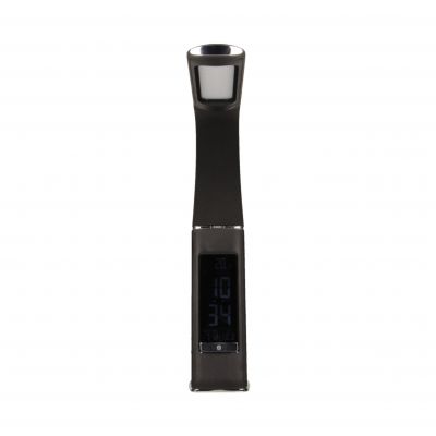 Lampka biurkowa z budzikiem DOLOMIT LED 5W, 300lm, 4000K, czarna, OR-LB-1533/B ORNO (OR-LB-1533/B)