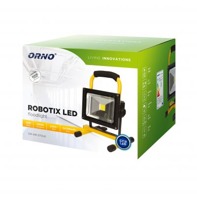 Naświetlacz z akumulatorem 20W ROBOTIX LED OR-NR-373L6 ORNO (OR-NR-373L6)