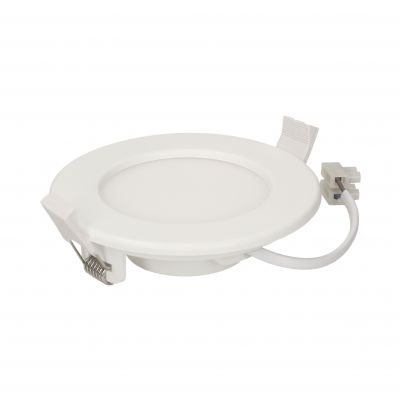 EURUS LED 9W, oprawa downlight, podtynkowa, okrągła, 480lm, 4000K, biała, wbudowany zasilacz LED OR-OD-6050WLX4 ORNO (OR-OD-6050WLX4)