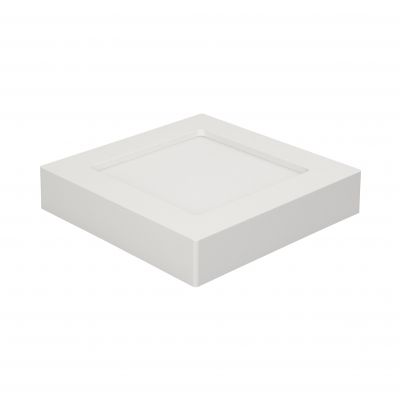 LETI LED 12W, oprawa downlight, natynkowa, kwadratowa, 780lm, 4000K, biała, wbudowany zasilacz LED OR-OD-6061WLX4 ORNO (OR-OD-6061WLX4)
