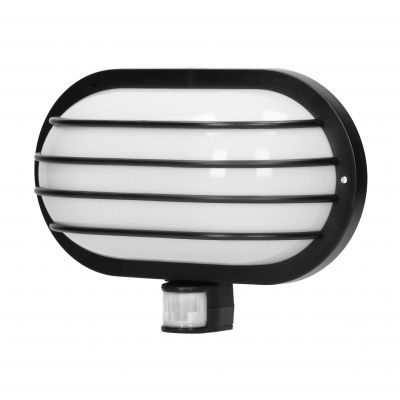 Oprawa SOLANO z czujnikiem ruchu 180st, 60W, E27, IP44, plastik, czarna OR-OP-307BE27ZMR ORNO (OR-OP-307BE27ZMR)