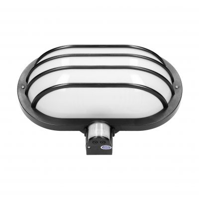 Oprawa SOLANO z czujnikiem ruchu 180st, 60W, E27, IP44, plastik, czarna OR-OP-307BE27ZMR ORNO (OR-OP-307BE27ZMR)