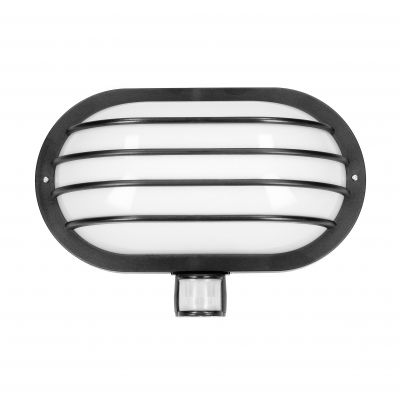 Oprawa SOLANO z czujnikiem ruchu 180st, 60W, E27, IP44, plastik, czarna OR-OP-307BE27ZMR ORNO (OR-OP-307BE27ZMR)