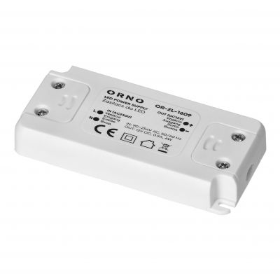 Zasilacz LED 12V DC 6W 0,5A IP20 OR-ZL-1609 ORNO (OR-ZL-1609)