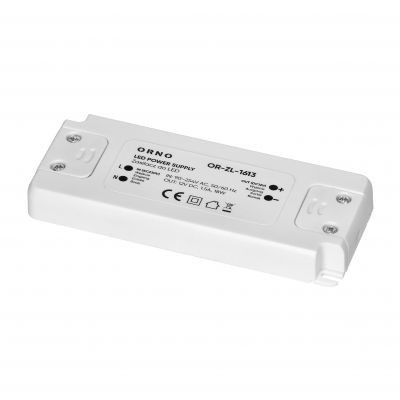 Zasilacz LED 12V DC 18W 1,5A IP20 OR-ZL-1613 ORNO (OR-ZL-1613)