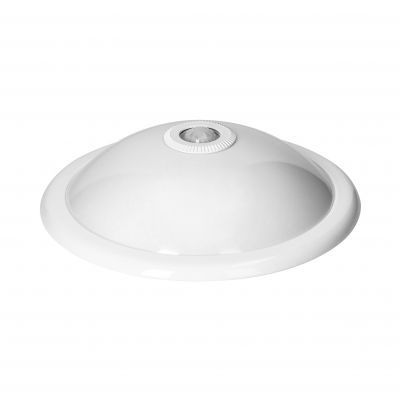 ROVO PC plafon oświetleniowy z czujnikiem ruchu 360st, 2x40W, E27 IP20 policarbon mleczny CL/2xE27R-2 ORNO (CL/2xE27R-2)