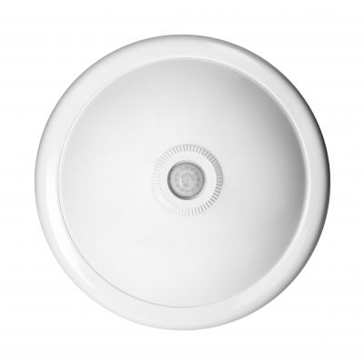 ROVO PC plafon oświetleniowy z czujnikiem ruchu 360st, 2x40W, E27 IP20 policarbon mleczny CL/2xE27R-2 ORNO (CL/2xE27R-2)