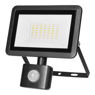 FARO S LED 30W naświetlacz z PIR, 2400lm, IP44, 4000K, aluminium + szkło AD-NL-6254BLR4 ORNO (AD-NL-6254BLR4)