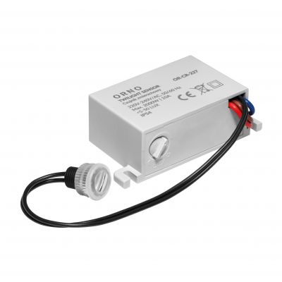 Czujnik zmierzchowy z hermetyczną zewnętrzną sondą, IP54, mini, 2000W OR-CR-227 ORNO (OR-CR-227)