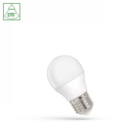 Żarówka LED KULKA E27 230V 1W 90lm 3000K ciepła biel  WOJ+14448 Spectrum Led (WOJ+14448)