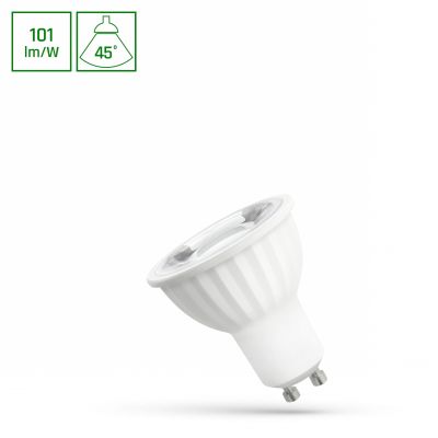 Żarówka LED z soczewką GU10 4W 45st  neutralna biel  WOJ+14090 Spectrum Led (WOJ+14090)