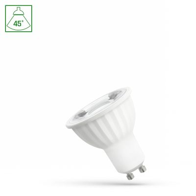 Żarówka LED z soczewką GU10 6W 45st zimna biel  WOJ+14094 Spectrum Led (WOJ+14094)