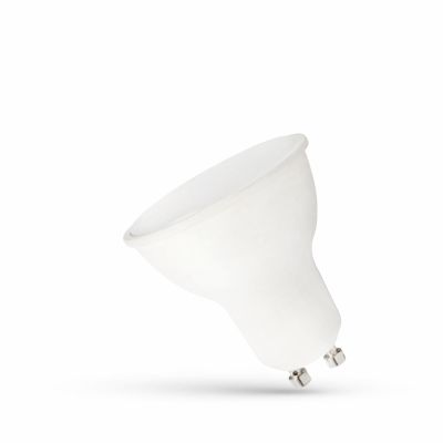 Żarówka LED z mleczną szybką GU10 7,5W neutralna biel  WOJ+14593 Spectrum Led (WOJ+14593)