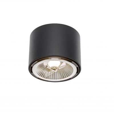 Oprawa natynkowa CHLOE AR111 GU10 250V IP20 120x85mm czarny okrągła nieruchoma  SLIP005011 Spectrum Led (SLIP005011)