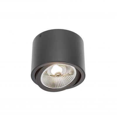 Oprawa natynkowa CHLOE AR111 GU10 250V IP20 139x100mm czarny okrągła ruchoma  SLIP005013 Spectrum Led (SLIP005013)