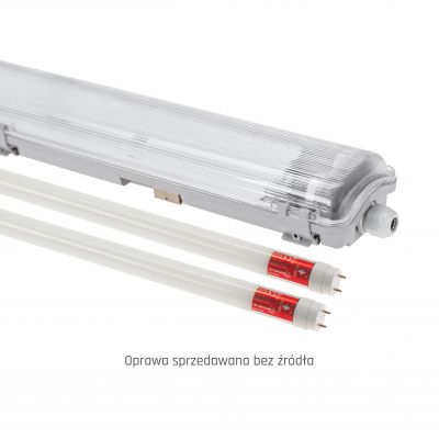 Oprawa hermetyczna pod tuby LED 2x60cm 230V IP65  SLI028014_SLIM Spectrum Led (SLI028014_SLIM)