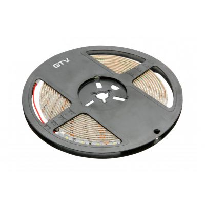 GTV TAŚMA FLASH 2835, 300 LED CIEPŁY BIAŁY, 30W WODOODPORNA 8mm, ROLKA 5m LD-2835-300-65-CB (LD-2835-300-65-CB)