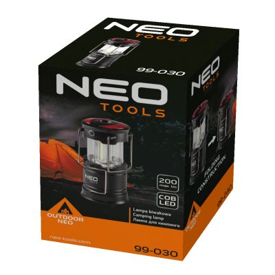 Lampa biwakowa bateryjna turystyczna 200 lm 3xAA 3w1 LED 99-030 NEO TOOLS GTX (99-030)