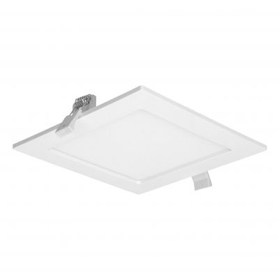 AKMAN LED 12W, oprawa downlight, podtynkowa, kwadratowa, 860lm, 4000K, biała, wbudowany zasilacz LED AD-OD-6055WLX4 ORNO (AD-OD-6055WLX4)