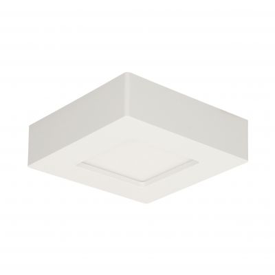 LETI LED 9W, oprawa downlight, natynkowa, kwadratowa, 480lm, 3000K, biała, wbudowany zasilacz LED AD-OD-6060WLX3 ORNO (AD-OD-6060WLX3)