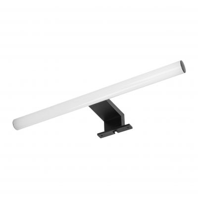 PEEGEL LED 6W, lampa nad lustro, 540lm, 4000K, dł.40 cm, tworzywo sztuczne+akryl, czarna AD-OM-6121L4/B ORNO (AD-OM-6121L4/B)