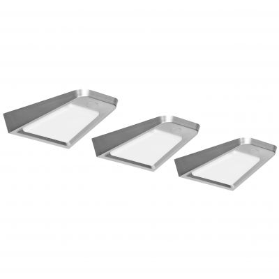 DIKI zestaw 3 lampek podszafkowych LED, 3x2W, 4000K, z wyłącznikiem bezdotykowym, srebrny AD-OM-6335L4/G ORNO (AD-OM-6335L4/G)