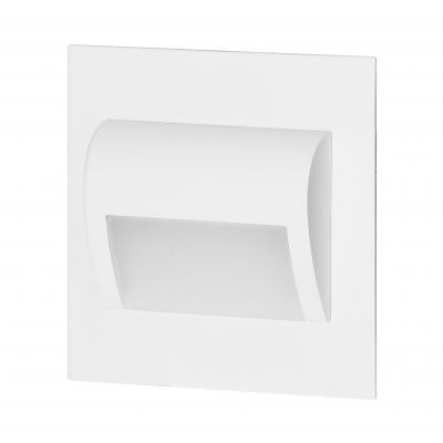 DRACO LED NEW 1,5W, oprawa schodowa podtynkowa, 12VDC, 30lm, 4000K, biała, innowacyjny sposób montaż AD-OS-6164L4/W ORNO (AD-OS-6164L4/W)