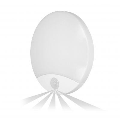 VIRAZON LED 15W, plafon z czujnikiem ruchu, 1050lm, IP44, 4000K, poliwęglan mleczny, biały AD-PL-6064WLPMR4 ORNO (AD-PL-6064WLPMR4)