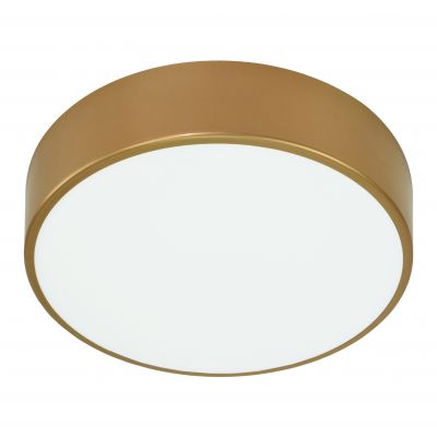 OVO plafon LED 24W, 4000K, 2750lm, złota stal, klosz szklany matowy, IP20, O 300 AD-PL-6289CLSM4 ORNO (AD-PL-6289CLSM4)