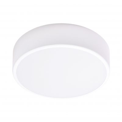 OVO plafon LED 24W, 4000K, 2750lm, biała stal, klosz szklany matowy, IP20, O 300 AD-PL-6289WLSM4 ORNO (AD-PL-6289WLSM4)