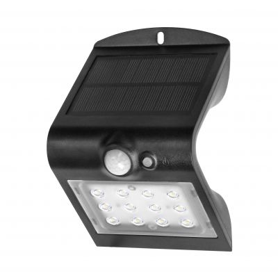 SILOE LED 1,5W, lampa solarna z czujnikiem ruchu 120st, 190lm, IP65, 4000K, 1200mAh, podwójne źródło AD-SL-6083BLR4 ORNO (AD-SL-6083BLR4)