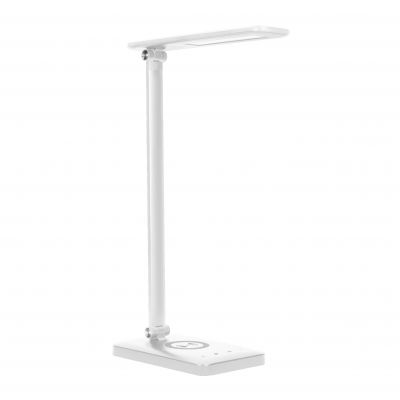 Lampka biurkowa z ładowarką indukcyjną i usb ISIYO LED 7W zmiana barwy temp DL-5/W ORNO (DL-5/W)