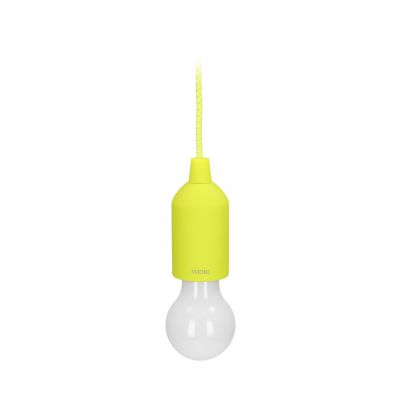 Bateryjna lampka nocna na sznurku 1W LED, 3 x AAA, limonkowa LA-5/L ORNO (LA-5/L)