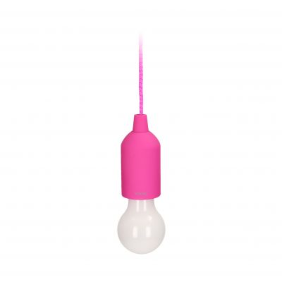 Bateryjna lampka nocna na sznurku 1W LED, 3 x AAA, różowa LA-5/P ORNO (LA-5/P)