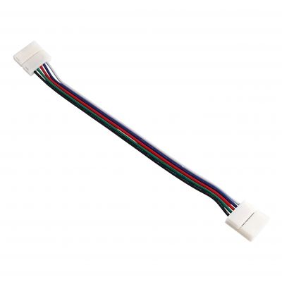 Złączka LED RGBW 12mm dwustronna z przewodem LH-9/17 ORNO (LH-9/17)