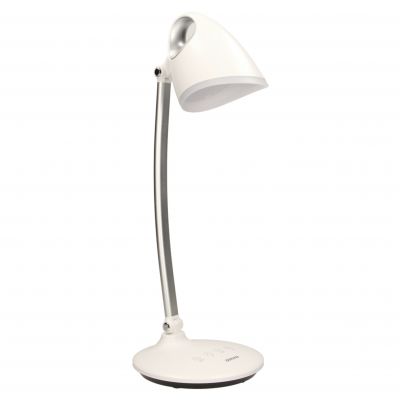 Lampka biurkowa KALCYT LED 6W, 200lm, 4000K, wyłącznik czasowy, biała OR-LB-1527 ORNO (OR-LB-1527)