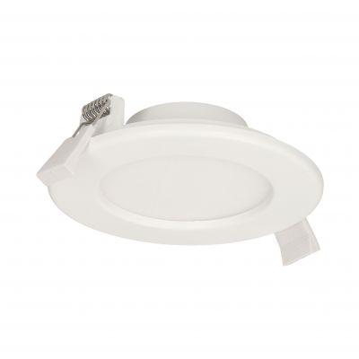 EURUS LED 9W, oprawa downlight, podtynkowa, okrągła, 480lm, 4000K, biała, wbudowany zasilacz LED OR-OD-6050WLX4 ORNO (OR-OD-6050WLX4)