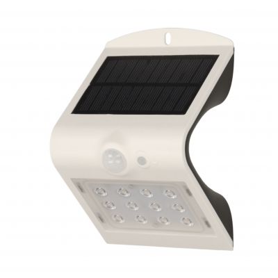 SILOE LED 1,5W, lampa solarna z czujnikiem ruchu 120st, 190lm, IP65, 4000K, 1200mAh, podwójne źródło światła, biała OR-SL-6083WLR4 ORNO (OR-SL-6083WLR4)