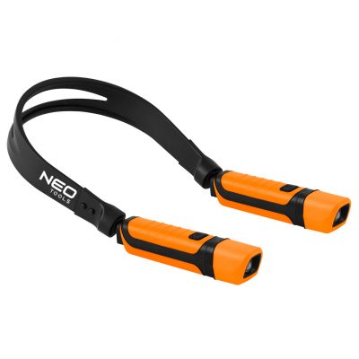 Lampa led latarka na szyję do czytania akumulatorowa warsztatowa 300lm NEO GTX (99-112)