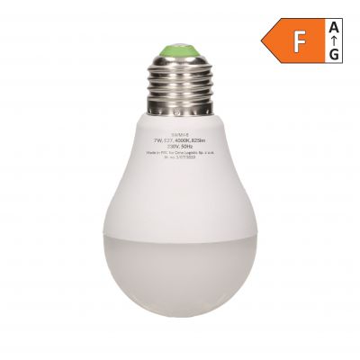 THAR LED 7W A60, żarówka z mikrofalowym czujnikiem ruchu, 825lm, 4000K, E27 SW/MV-5 ORNO (SW/MV-5)