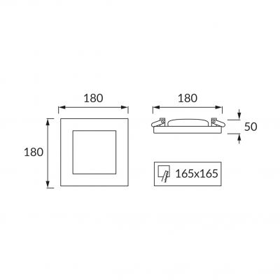 CINDER LED D 20W 4000K (02885)